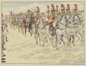 1806年10月27日、ベルリンに入るフランス軍 作： Onfray de Breville Job