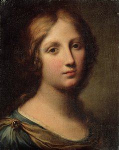 若い女性の肖像画 作： Onorio Marinari