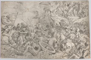 紅海の横断, 1583., 1583. 作： Orazio Farinati
