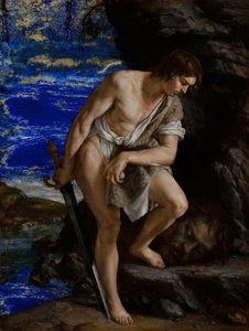 ゴリアテの頭を持つダビデ 作： Orazio Gentileschi