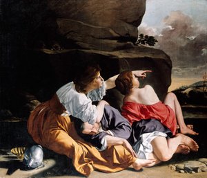 ロットと彼の娘たち 作： Orazio Gentileschi