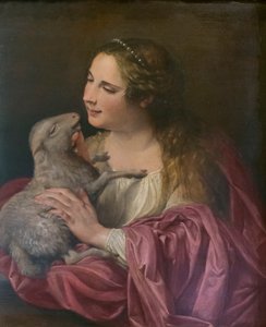 セント・アグネス 作： Orazio Gentileschi