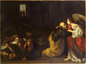 聖ペテロの救出 作： Orazio Gentileschi