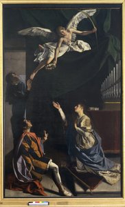 殉教者セシリア、ヴァレリアン、ティブルティウス 作： Orazio Gentileschi