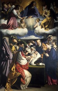 キリストの割礼、1607年。 作： Orazio Gentileschi