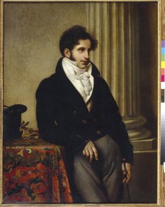 セルゲイ・セミオノヴィッチ・ウヴァロフ伯爵の肖像 (1786-1855) - オレスト・アダモヴィッチ・キプレンスキー (1782-1836) 作、キャンバスに油彩 (117.3x90.8 cm) 作： Orest Adamovich Kiprensky
