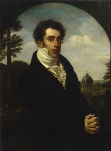 アレクサンドル王子の肖像ミハイロビッチゴリツィン1798-1858、1819 作： Orest Adamovich Kiprensky