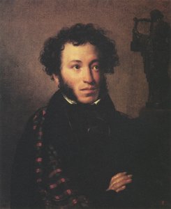 アレクサンドル・プーシキンの肖像 作： Orest Kiprensky