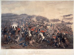 1854年10月25日のバラクラヴァ(Balaklava)の戦い - Norie, Orlando (1832-1901) - 1855 - カラーリトグラフ - 55,4x74,3 - 個人蔵