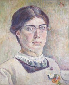 自画像、1913年 作： Orovida Camille Pissarro