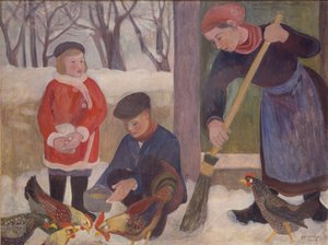 1940年冬 作： Orovida Camille Pissarro