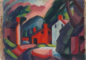 ペンシルベニア州レーネンバーグの眺め 作： Oscar Florianus Bluemner