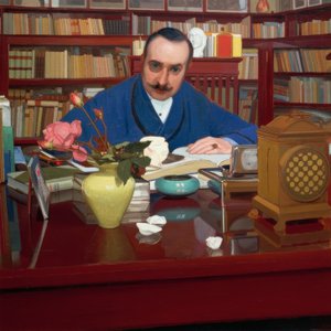 作家・美術評論家のウーゴ・オジェッティ氏 作： Oscar Ghiglia