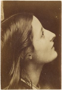 [横顔の女性の肖像］ 作： Oscar Gustave Rejlander