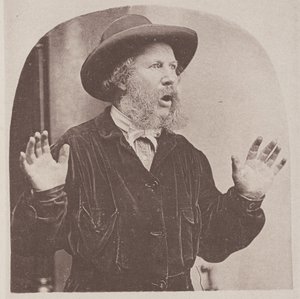 [驚いた男］ 作： Oscar Gustave Rejlander