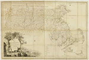 マサチューセッツ州固有の地図：1802年に、一般裁判所の命令により、彼らの任命の代理人の検査のもとに行われた実際の調査から編集 作： Osgood Carleton