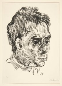 ウォルター・ハセンクレバーの肖像 作： Oskar Kokoschka