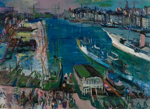 マルセイユの港 II 作： Oskar Kokoschka