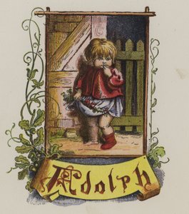 Adolphという名の少年（カラーリトグラフ
