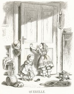 Q：喧嘩 作： Oskar Pletsch