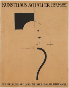 アート展：ウィリー・ボーマイスター-オスカー・シュレンマー、1918 作： Oskar Schlemmer