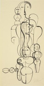 図形プランK1 作： Oskar Schlemmer