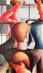 手すりでグループ化 作： Oskar Schlemmer