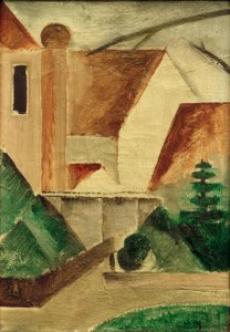 修道院 作： Oskar Schlemmer
