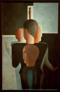 同心円グループ 作： Oskar Schlemmer