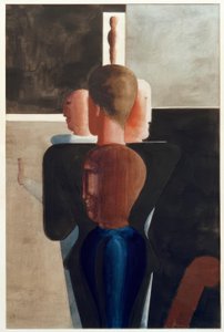 部屋の同心円グループ 作： Oskar Schlemmer