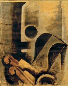 オーブンとアームチェアIII 作： Oskar Schlemmer