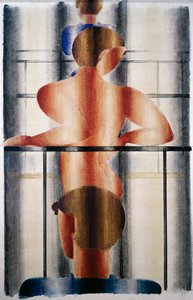手すりの様子 作： Oskar Schlemmer