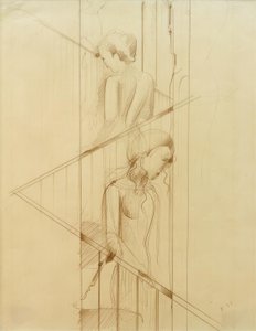 階段シーン 作： Oskar Schlemmer
