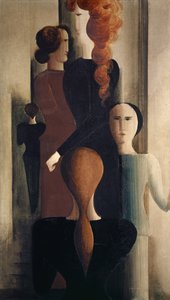 階段の女たち 作： Oskar Schlemmer