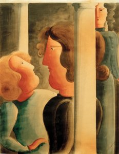 柱の間 作： Oskar Schlemmer
