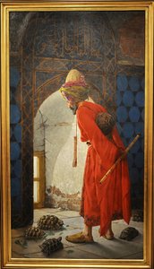カメの調教師 作： Osman Hamdi Bey