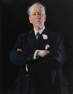 チャールズ・ドゥーリトル・ウォルコット博士、1917年。 作： Ossip Perelma