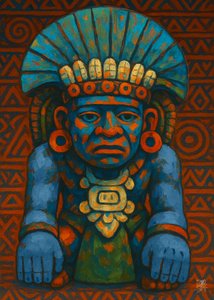 古代マヤの像 作： 