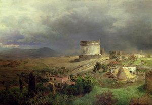 不明な画像 作： Oswald Achenbach