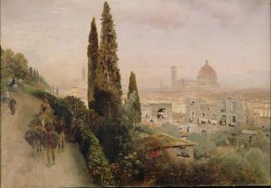 不明な画像 作： Oswald Achenbach