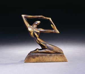 ひざまずく; 1920年頃 作： Oswald Herzog