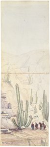 ディープ「ケブラダ」のサボテン、1863 作： Oswald Younghusband