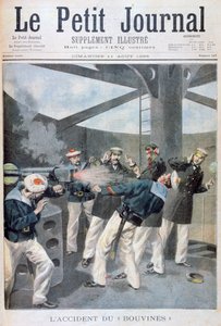 1895年のフランス軍艦Bouvinesでの事故 作： Oswaldo Tofani