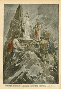 Le Pelerin』に掲載されたOswaldo Tofani（1849-1915）のイラスト 作： Oswaldo Tofani