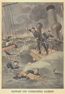 ドイツの訓練船の沈没