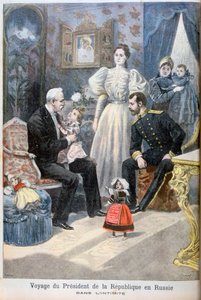 ロシアの皇帝ニコラス2世とフランス共和国大統領フェリックスフォール、1897年 作： Oswaldo Tofani