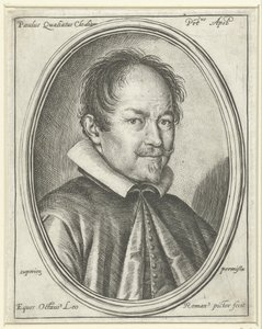 作曲家パオロ・クアリアティの肖像 c. 1555年～1628年、1623年 作： Ottavio Maria Leoni