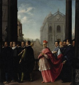 枢機卿の行列、1621年。 作： Ottavio Mario Leoni