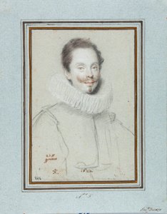 パリ・ピネッリ侯爵の肖像（17世紀） オッタヴィオ・レオーニ（1578-1630）のデッサン（17世紀） ゲーン、ストラーダ・ヌォーヴァ美術館、フォンド・ディセーニ、inv2414