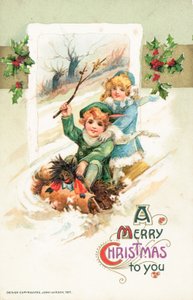 アメリカのクリスマスカード 作： Ottmar the Elder Elliger